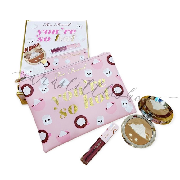 TOO FACED YOU’RE SO HOT-HOT COCOA BRONZER & LIP GLOSS SET - BNIB - Picture 6 of 6